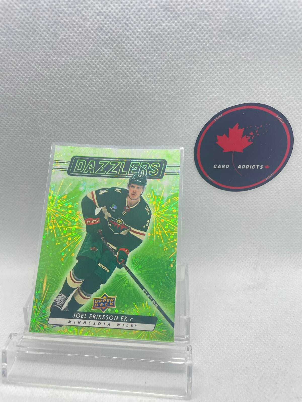 2023-24 UPPER DECK GREEN DAZZLERS JOEL ERIKSSON EK