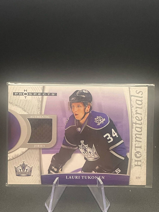 2007-08 Fleer Hot Prospects Materials Lauri Tukonen Los Angeles Kings #HM-LT