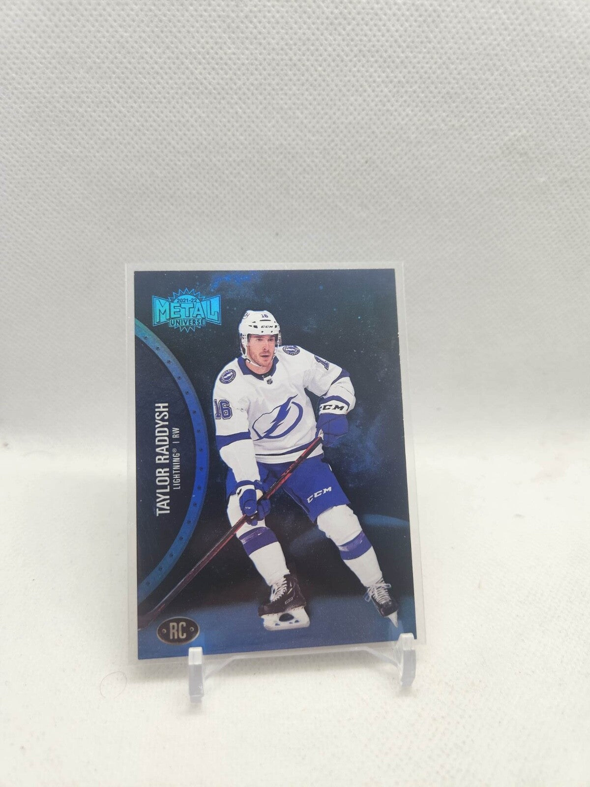 Taylor Raddysh Rookie Blue Spectrum UD Skybox Metal Universe SP