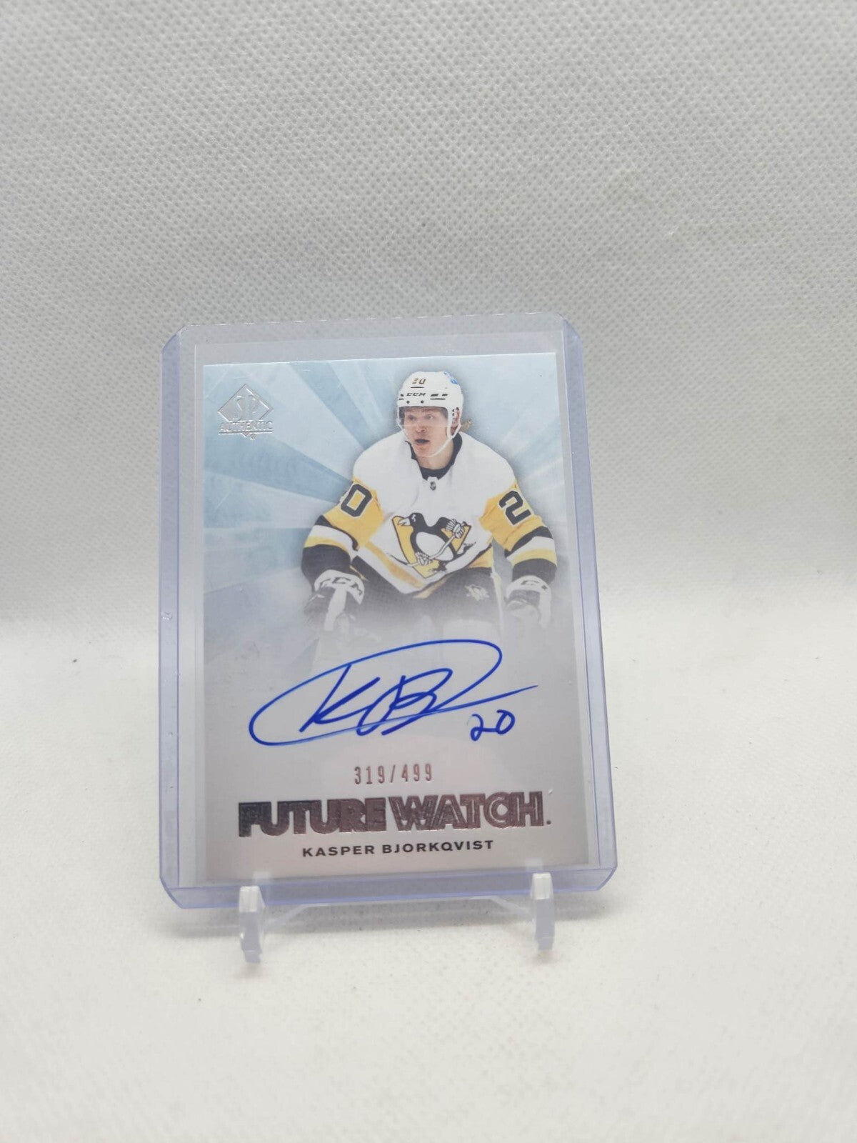 2021-22 SP AUTHENTIC KASPR BJORKQVIST RETRO FUTURE WATCH AUTO ROOKIE/499 RFWA-KB