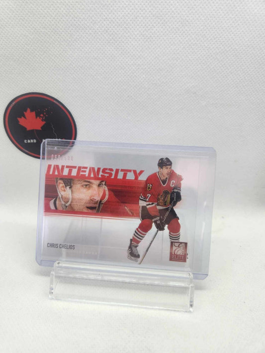 2012-13 Panini Rookie Anthology Elite Intensity /500 Chris Chelios #I-26 HOF