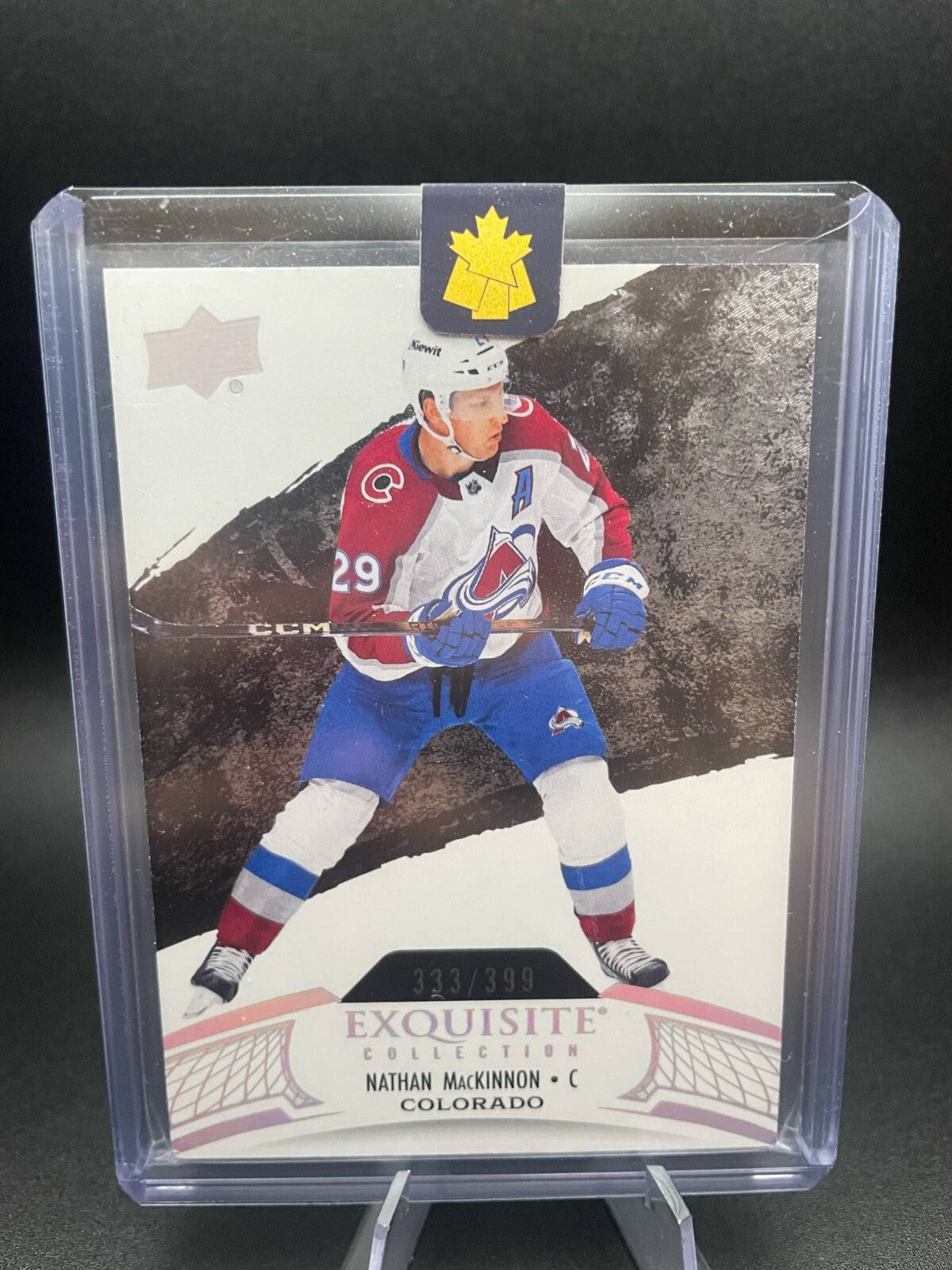 Nathan Mackinnon Exquisite Collection /399 Black Diamond 2024-25