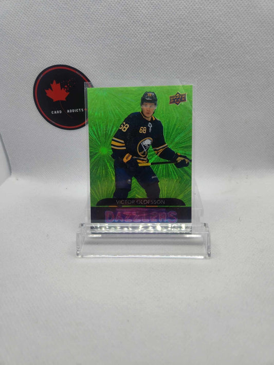 2020 Upper Deck Series 2 Victor Olofsson #DZ-56 Green Dazzlers Buffalo Sabers
