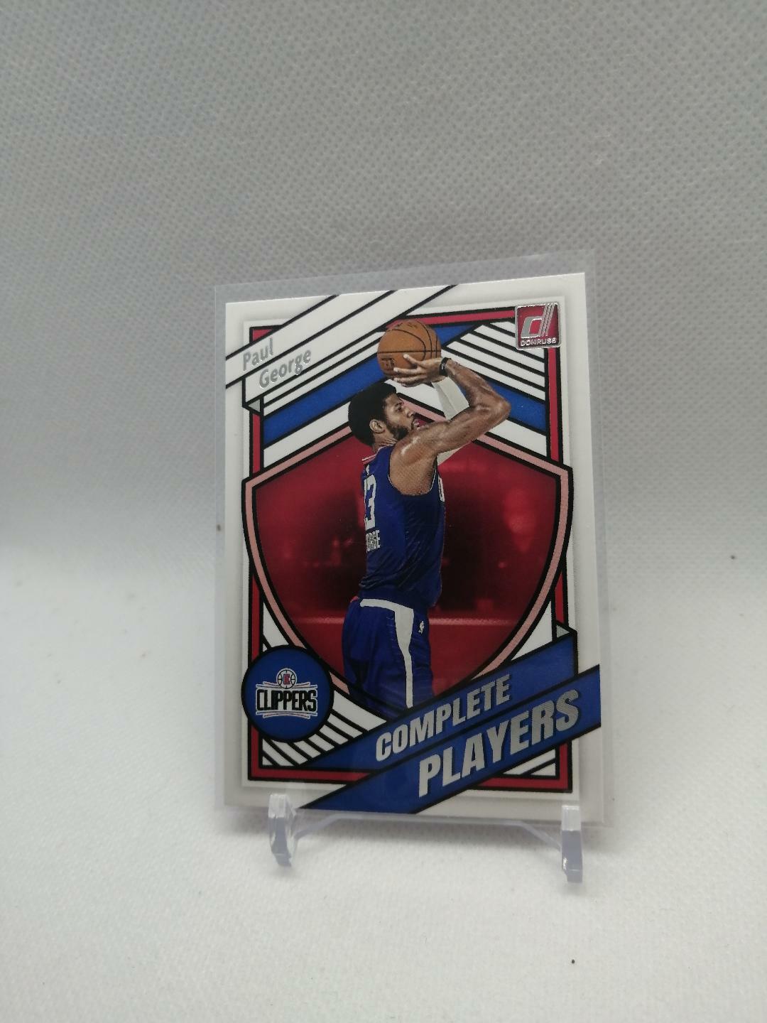Paul George Complete Players 2020-21 Panini - Donruss Basketball NBA Card No. 19
