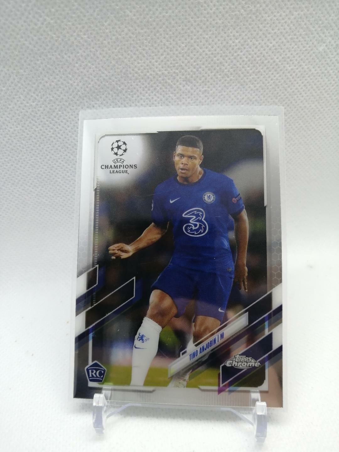 2020-21 Topps Chrome UEFA Champions League Tino Anjorin RC Base