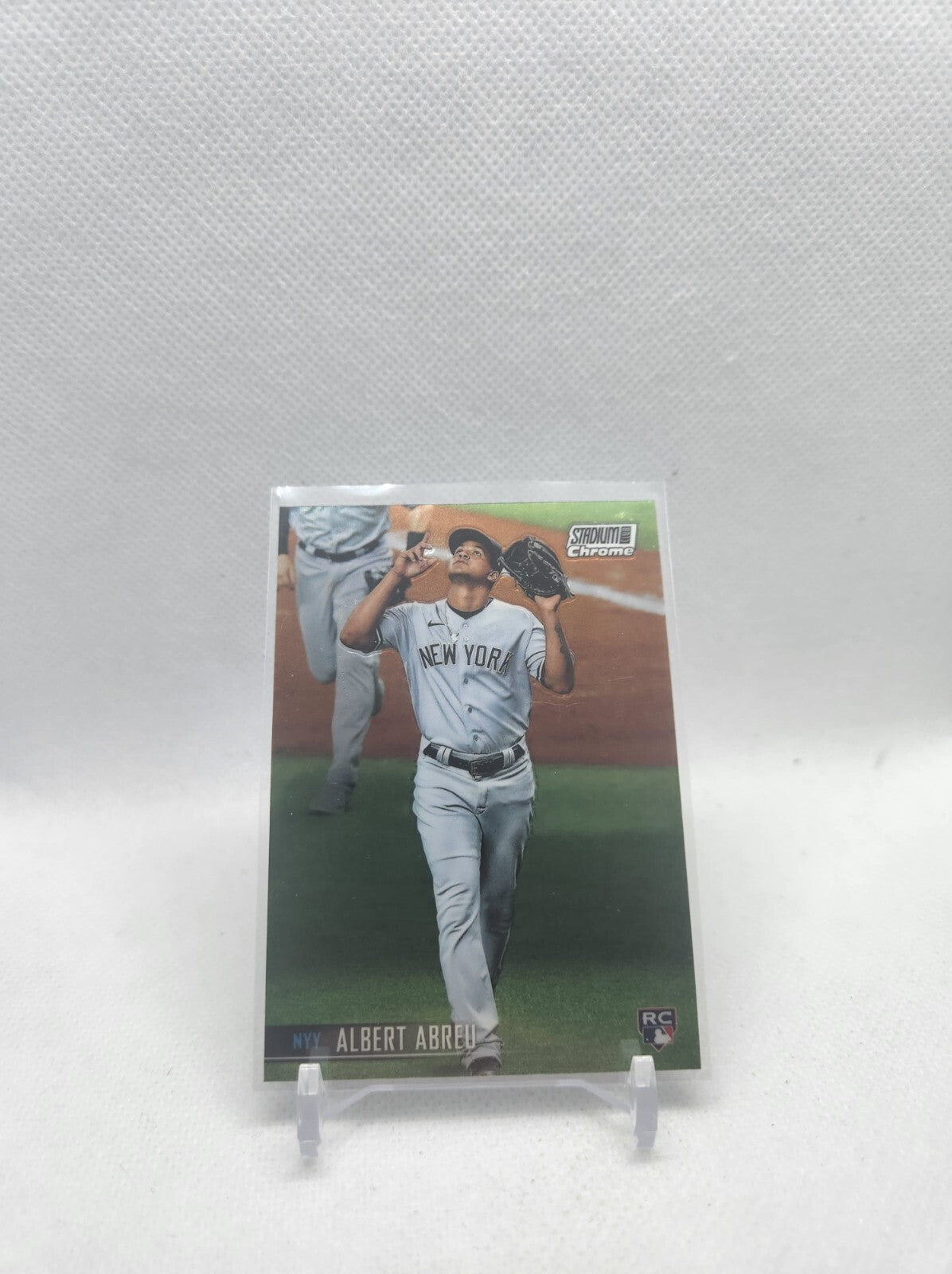 2021 Topps Stadium Club Chrome Albert Abreu Rookie #308 New York Yankees RC Base