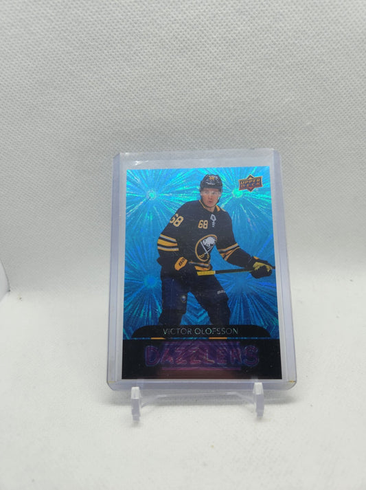 2020-21 Upper Deck Dazzlers Blue #DZ-56 Victor Olofsson Buffalo Sabres