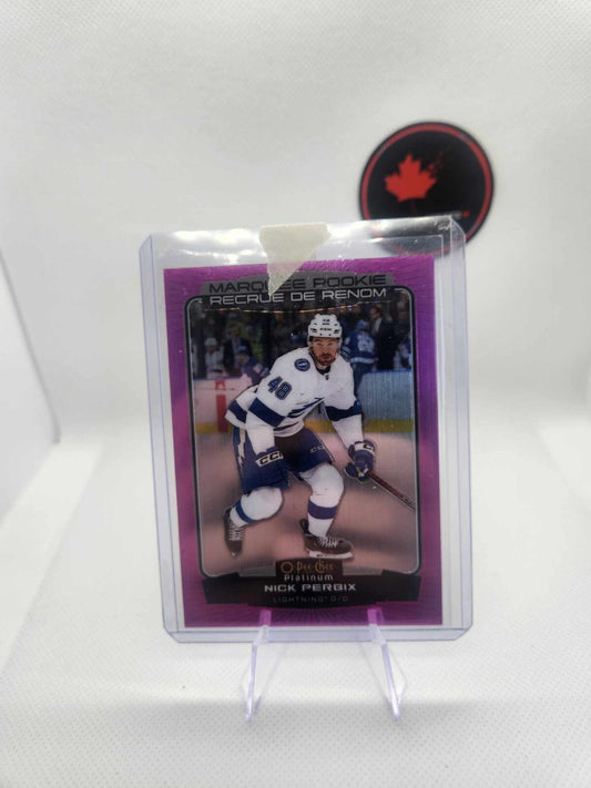 2022-23 O-Pee-Chee Platinum Nick Perbix Marquee Rookie Matte Pink #267