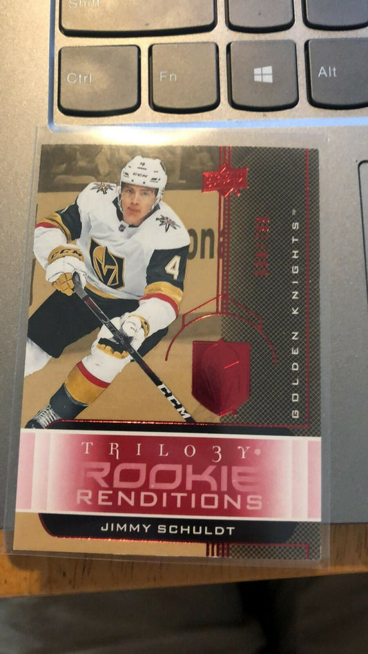 2019-20 Trilogy Rookie Renditions Jimmy Schuldt RC /799