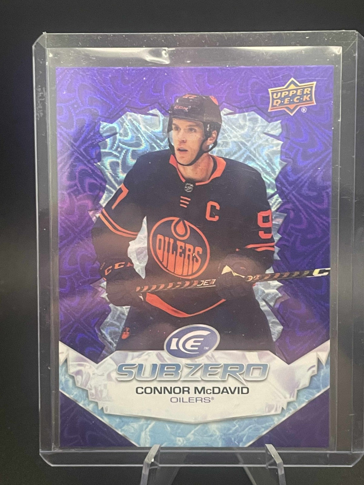 2022-23 Upper Deck Ice Subzero Connor Mcdavid Edmonton Oilers
