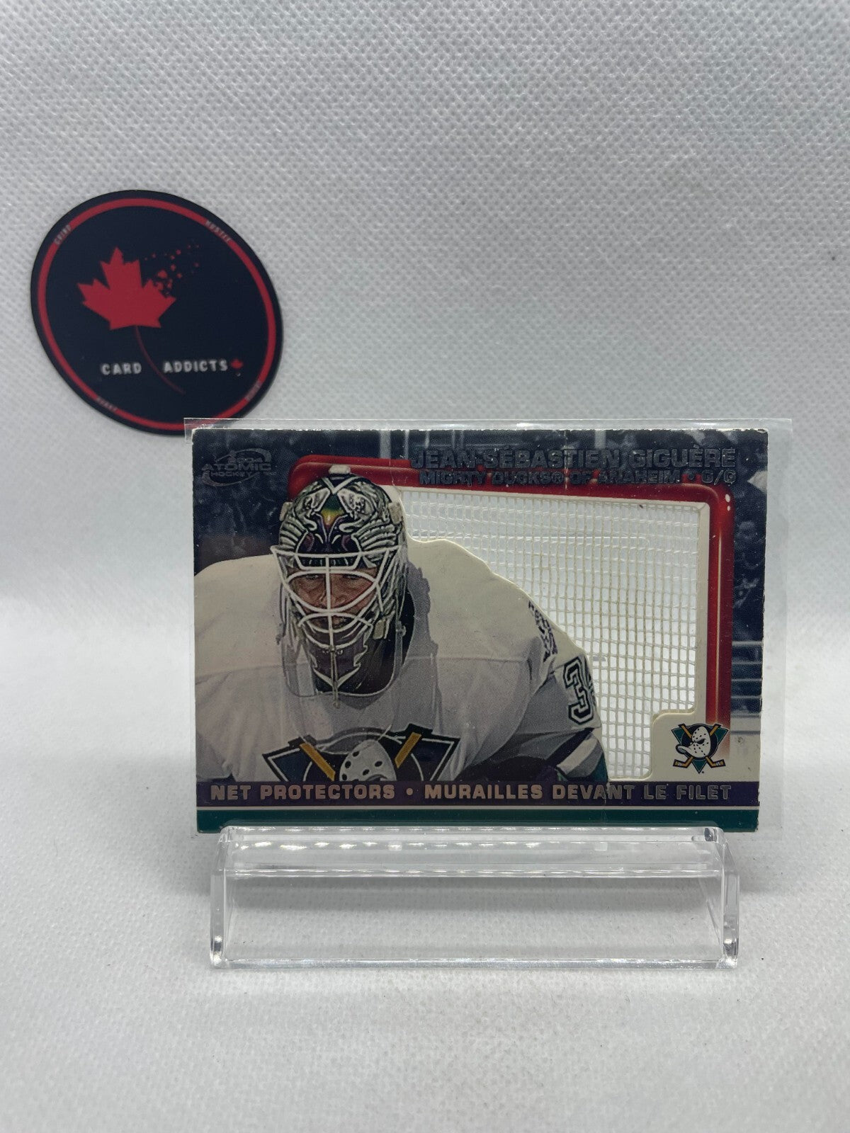 2003-04 Atomic McDonalds Canada Jean Sebastien Giguere Net Protectors #1