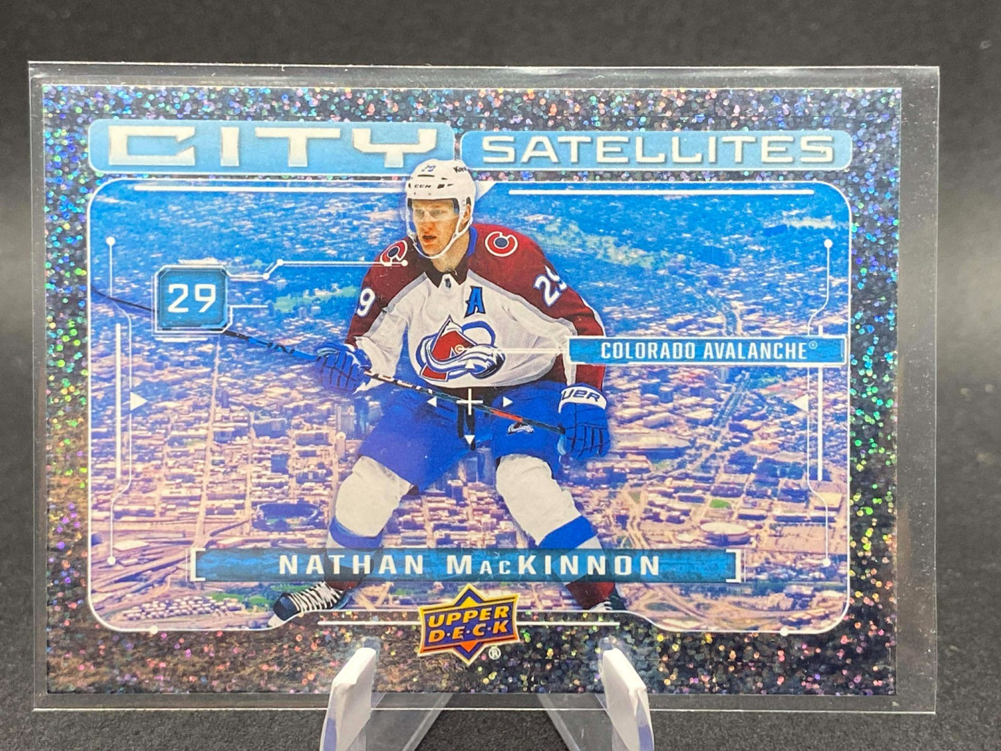 2024-25 Upper Deck City Satellites Nathan MacKinnon #CS-10 Avalanche