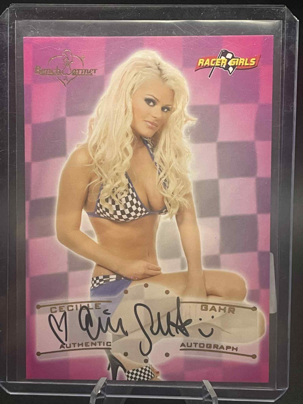 2011 Bench Warmer Cecille Gahr Autograph Auto #RG15