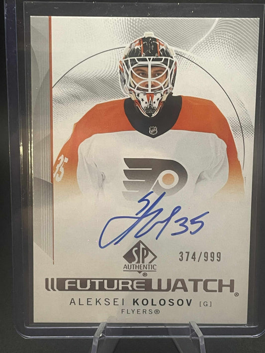 2024-25 SP Authentic Future Watch Rookie Auto /999 Aleksei Kolosov