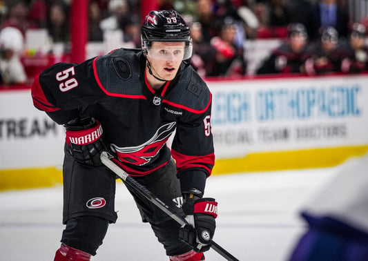 jake guentzel carolina hurricanes 8x10 unsigned photo