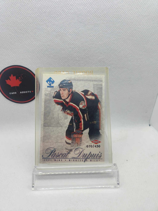 2001-02 Private Stock Retail #125 Pascal Dupuis Rookie Hockey Card /450
