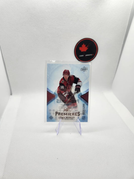 2017-18 Upper Deck ICE Premieres Nick Merkley RC /1299 #152