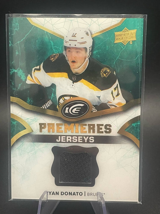 2018-19 Upper Deck Ice Ice Premieres Jerseys Ryan Donato #IPJ-RD Rookie RC
