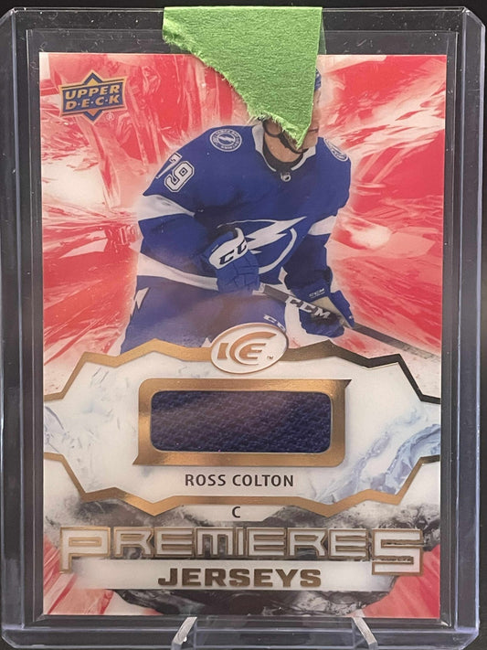 2021-22 Upper Deck Ice Premieres Jersey Ross Colton Tampa Bay Lightning #IPA-RC
