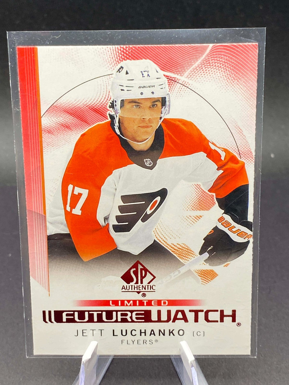 2024-25 SP AUTHENTIC JETT LUCHANKO #176 LIMITED RED FUTURE WATCH ROOKIE