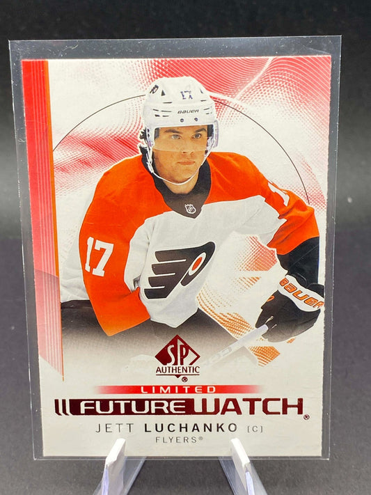 2024-25 SP AUTHENTIC JETT LUCHANKO #176 LIMITED RED FUTURE WATCH ROOKIE