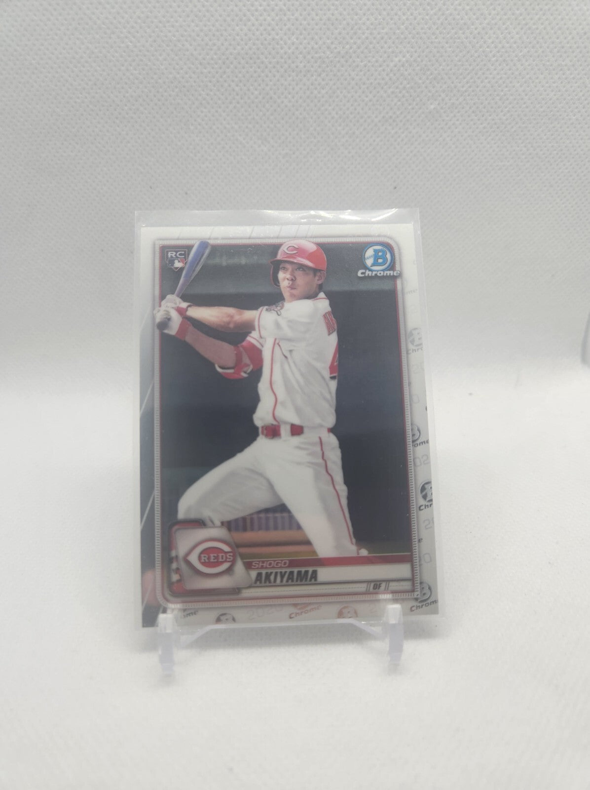 Shogo Akiyama Rookie 2020 Topps Bowman Chrome #71 Reds MLB Baseball CardOpens in