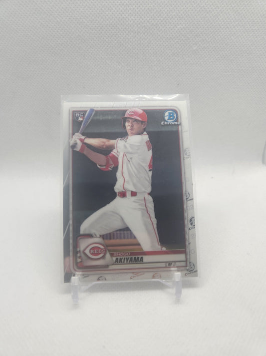 Shogo Akiyama Rookie 2020 Topps Bowman Chrome #71 Reds MLB Baseball CardOpens in