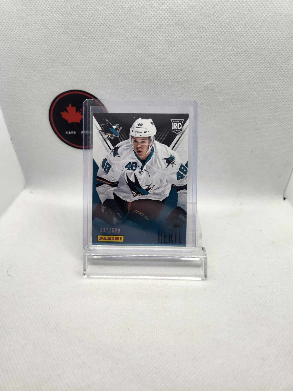 2014 Panini Fathers Day Tomas Hertl RC Rookie /599 #45 San José Sharks