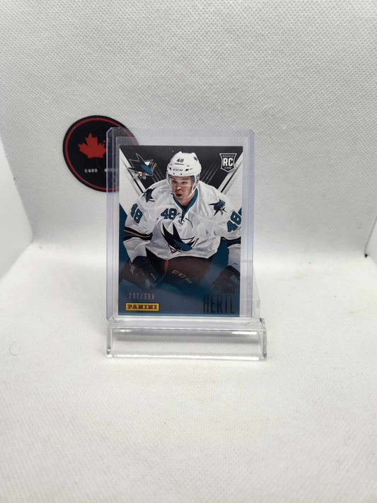 2014 Panini Fathers Day Tomas Hertl RC Rookie /599 #45 San José Sharks