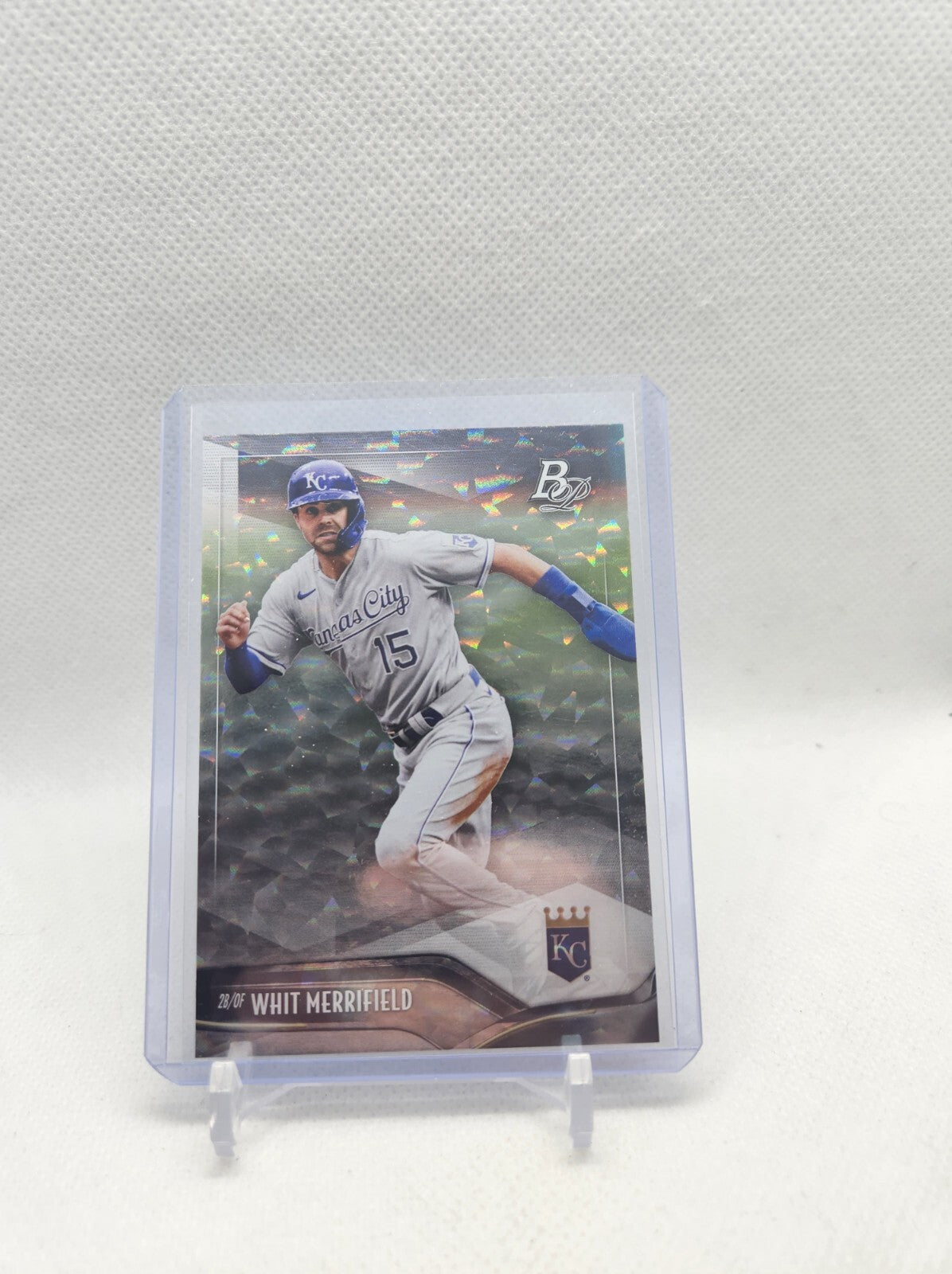 2021 Bowman Platinum Whit Merrifield Parallel Card  Kansas City