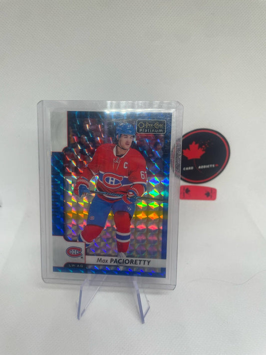 2017-18 O-Pee-Chee Platinum Max Pacioretty #2 Royale Blue Cubes /99