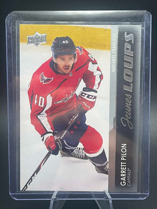 2021-22 Upper Deck French Jeunes Loups Garrett Pilon RC #214