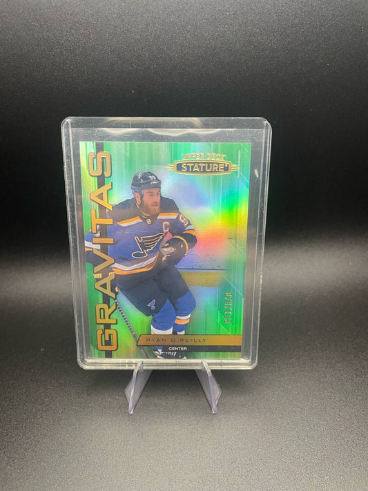 2021-22 Upper Deck Stature Gravitas Green /125 Ryan O'Reilly #G-10
