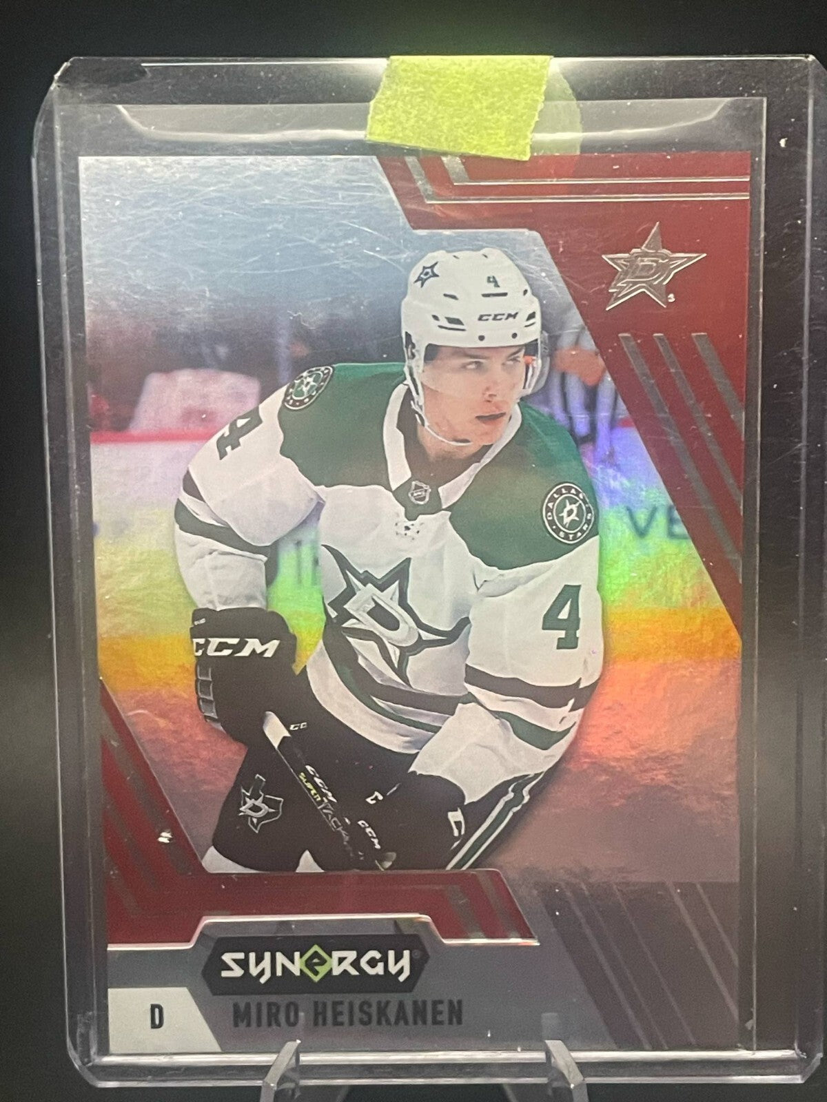 20/21 SYNERGY..MIRO HEISKANEN..RED PARALLEL..# 59..STARS
