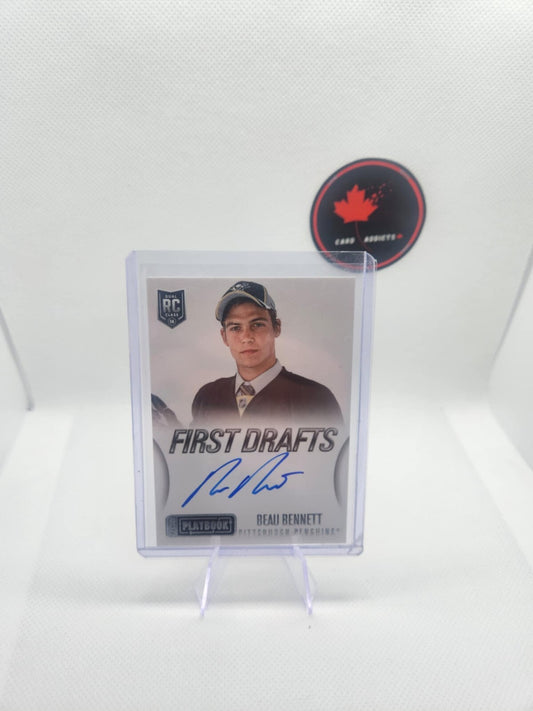 BEAU BENNETT 2012-13 Panini Playbook First Drafts ROOKIE Auto