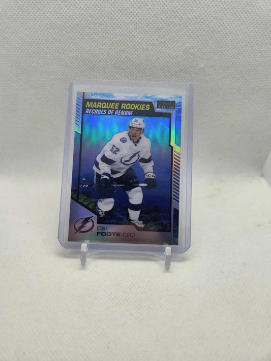 2020-21 OPC Platinum - Aquamarine Marquee Rookie Cal Foote /499 - TB Lightning