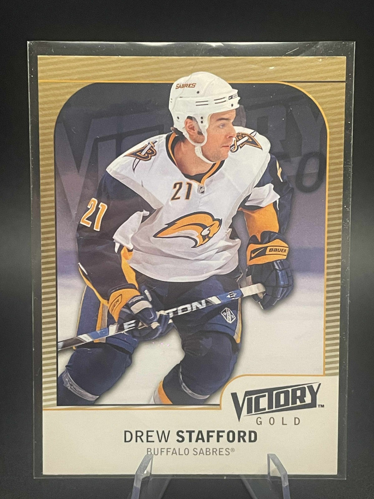 2009-10 Upper Deck Victory Gold Drew Stafford Buffalo Sabres #23 REF I