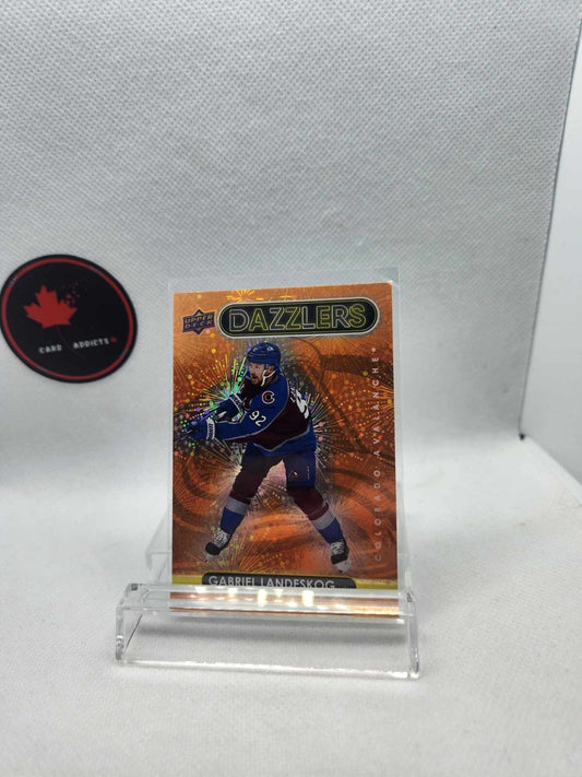 2021-22 Upper Deck Series 2 DAZZLERS Orange GABRIEL LANDESKOG #DZ-62 Avalanche