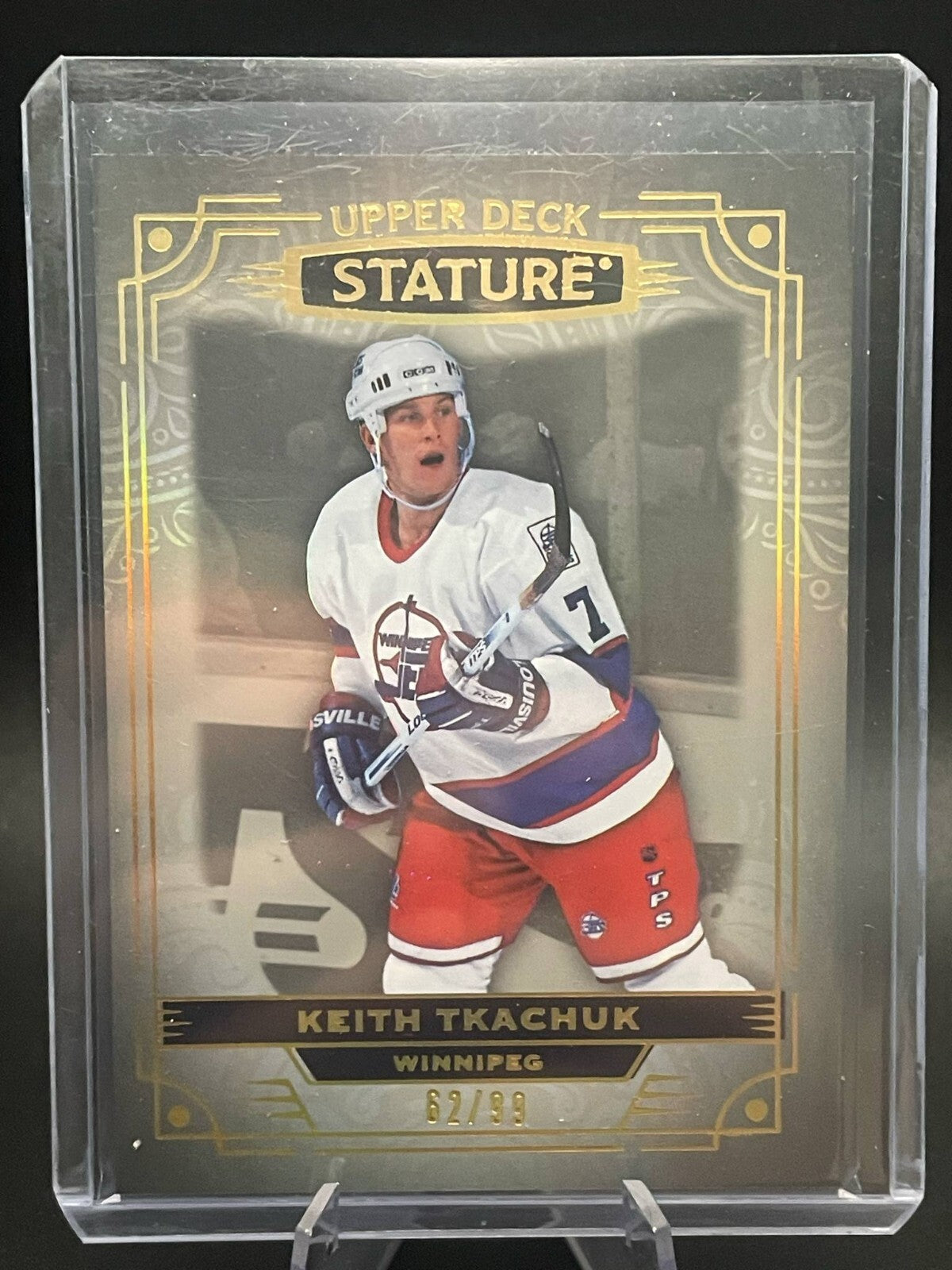 Keith Tkachuk 2022-23 Upper Deck Stature Photo Variant /99 #22 Winnipeg Jets