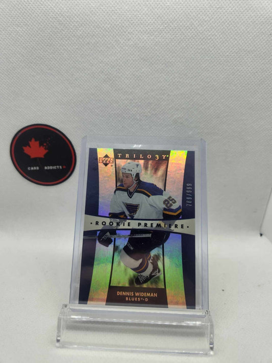2005-06 Trilogy Rookie Premiere #300 Dennis Wideman RC #/999 St Louis Blues