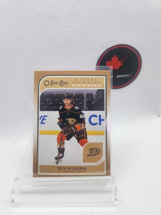 2021-22 Upper Deck Series 1 O-Pee-Chee Glossy Gold R-8 Trevor Zegras