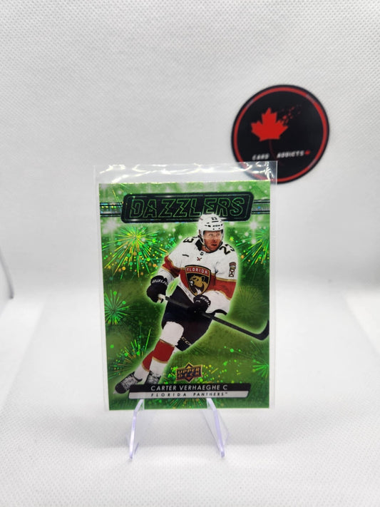 2023-24 Upper Deck Series 2 Carter Verhaeghe Dazzlers Green #DZ-78 Panthers
