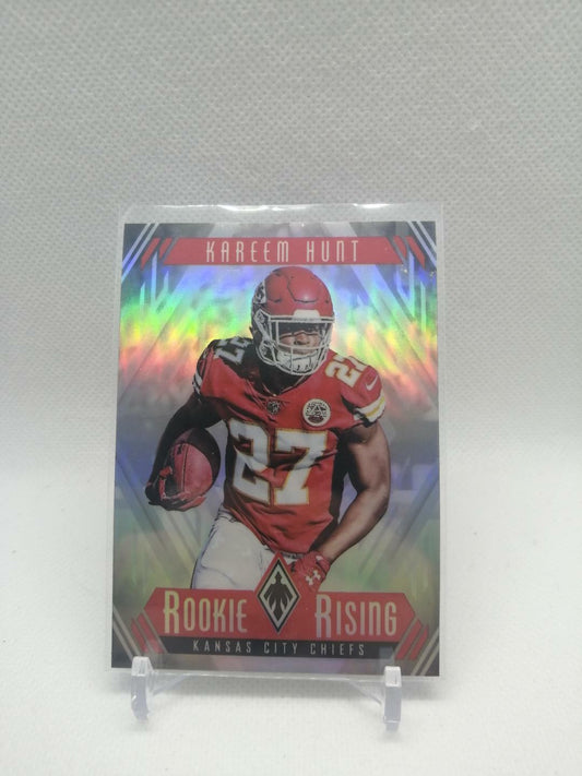 2017 Panini Phoenix Rising Silver Kareem Hunt #RR-25 Rookie Browns Chiefs