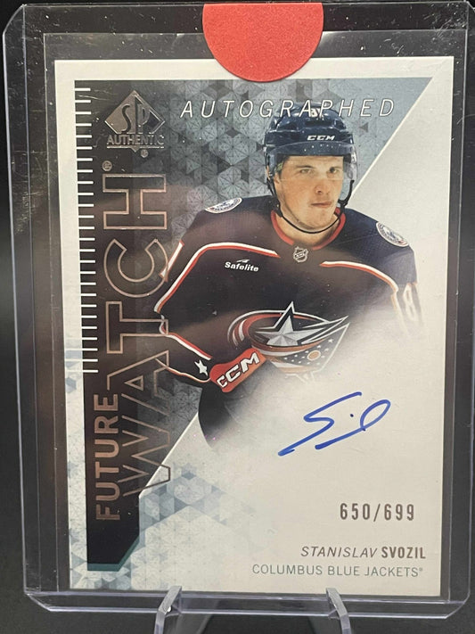2023-24 SP Authentic Stanislav Svozil Retro Auto Future Watch RC #/699
