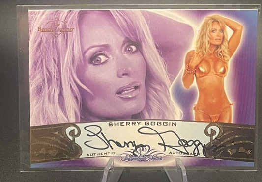 Sherry Goggin #36A 2010 Bench Warmer Signature Autograph Auto