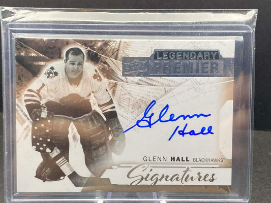 2015-16 Ud Premier Glenn Hall Legendary Signatures Auto