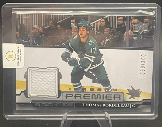 2022-23 Upper Deck Premier Thomas Bordeleau Dynamic Imagery Rookies Jersey #/300