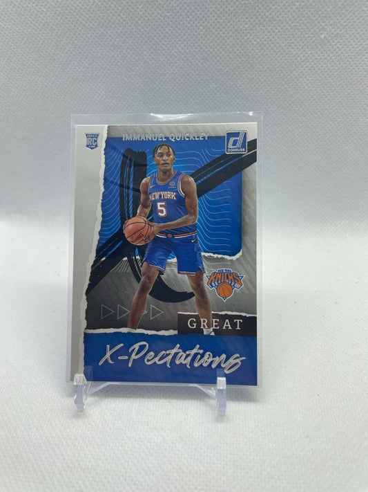 2020-21 Panini Donruss NBA IMMANUEL QUICKLEY X-Pectations Rookie 25
