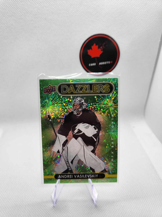 2021-22 Upper Deck Series 2 ANDREI VASILEVSKIY Green Dazzlers # DZ-92