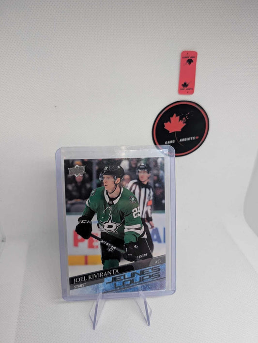 2020 21 Upper Deck Joel Kiviranta French Young Guns/ Jeunes Loups #207
